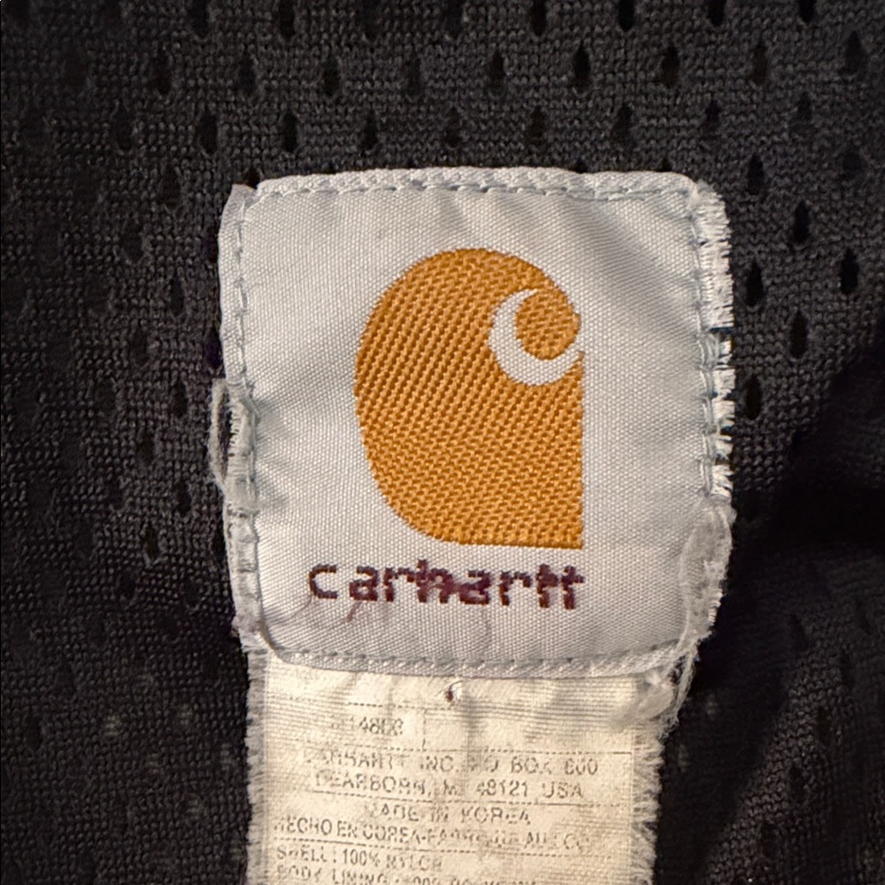 VTG Carhartt SoftShell Technical Jacket Rain Defe… - image 9